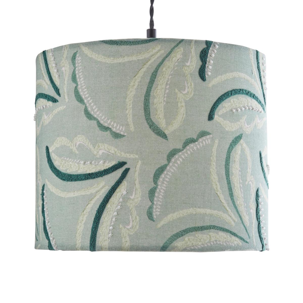 Heart & Soul Green Leaf Drum Shade Sage (Green) – image 5
