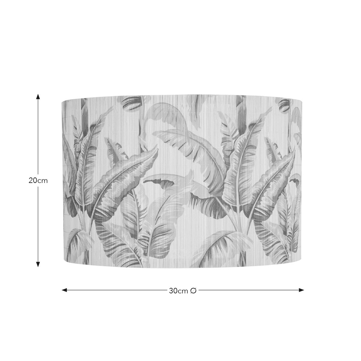 Equatorial Palm Bamboo Drum Lamp Shade MultiColoured – image 7