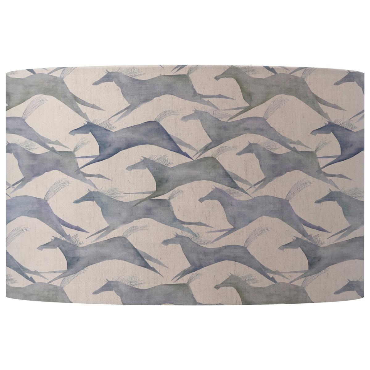 Dakota Drum Lamp Shade Dakota River Blue – image 2