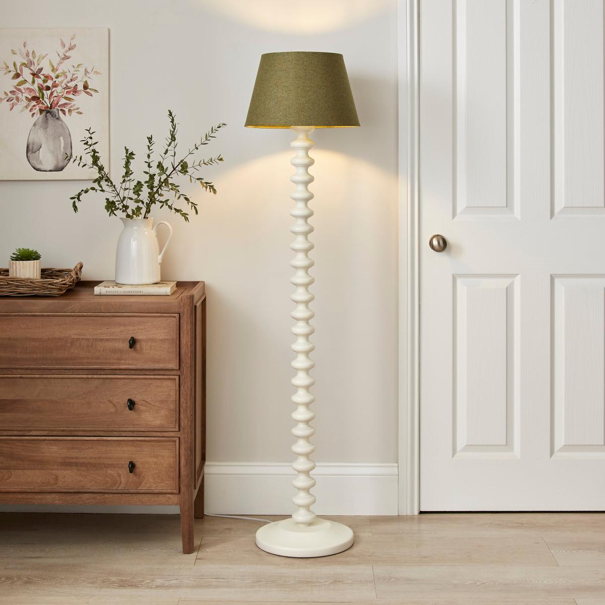 Churchgate Ashby Tapered Lamp Shade Olive – image 2