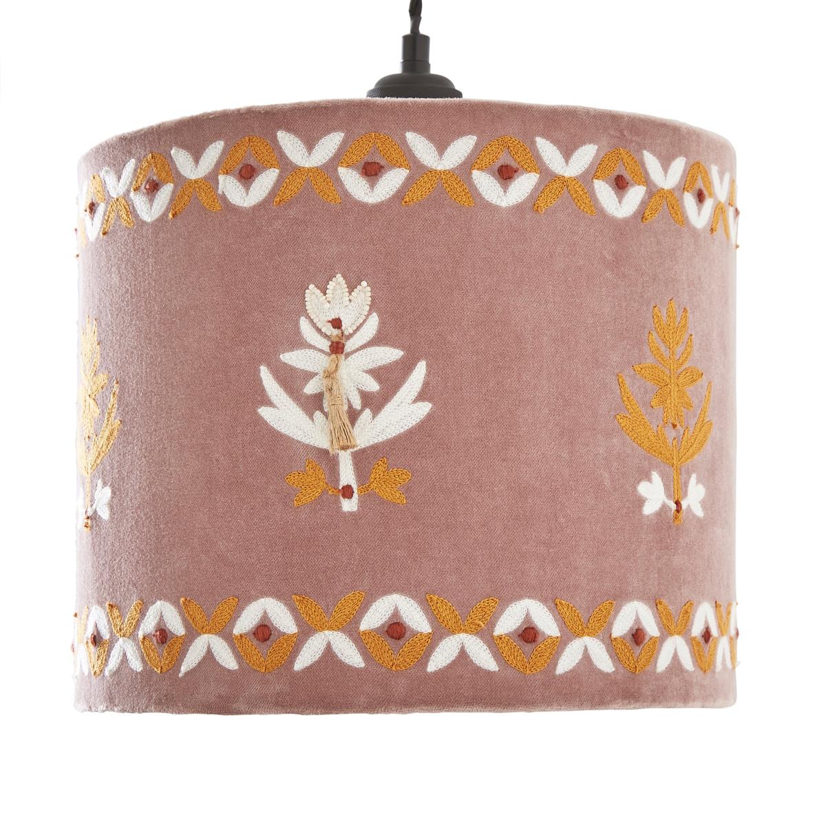 Blush Embroidered Lamp Shade Blush (Pink) – image 6