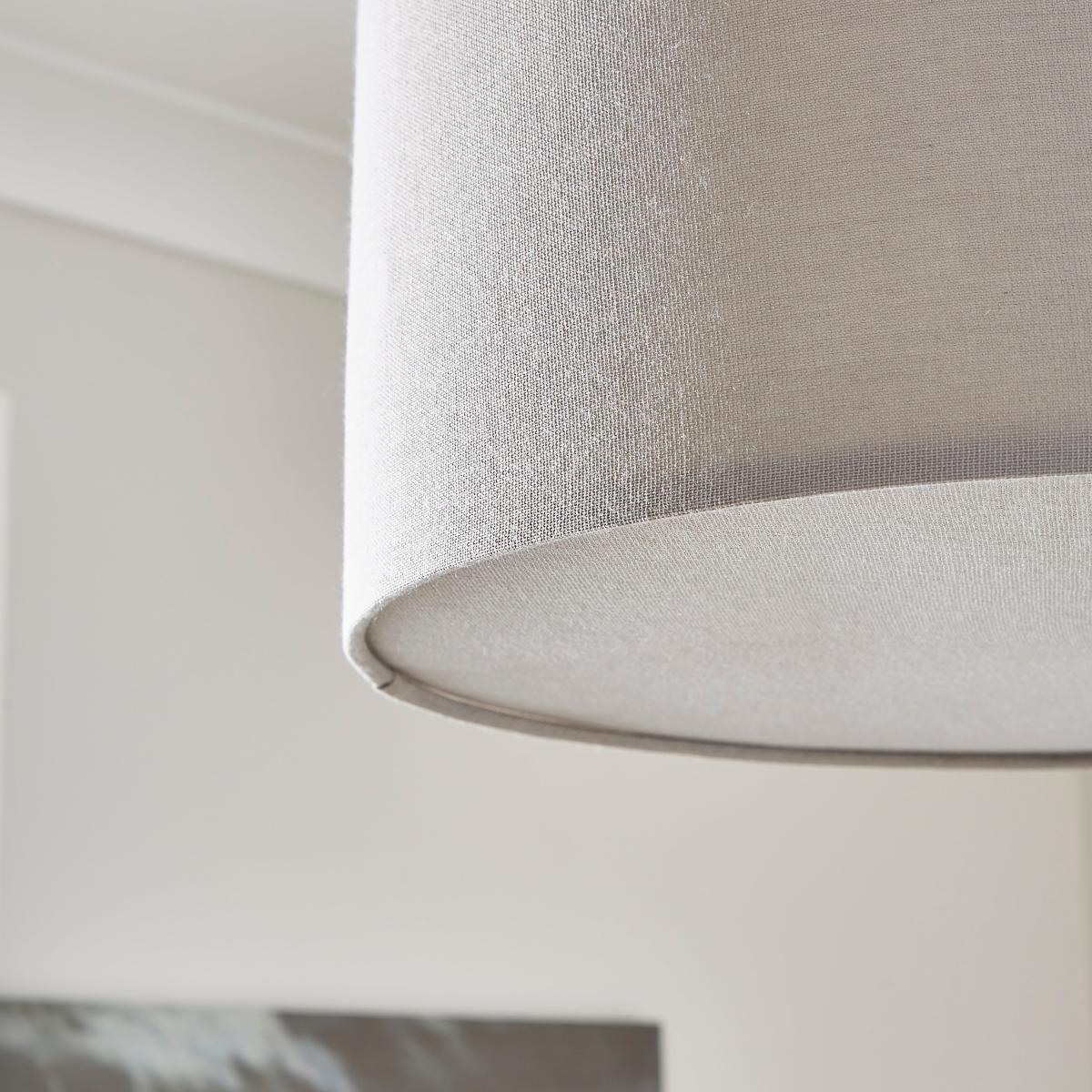 Luna Shallow Drum Lamp Shade Grey – image 3