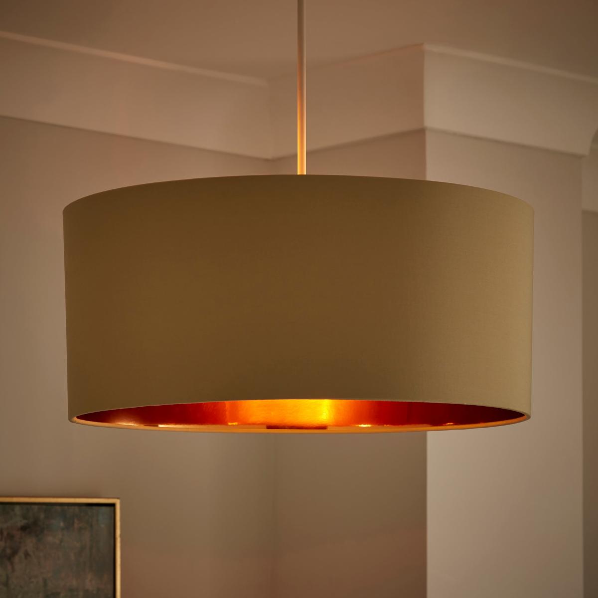 Oro Drum Easy Fit Lamp Shade Sage (Green) – image 2