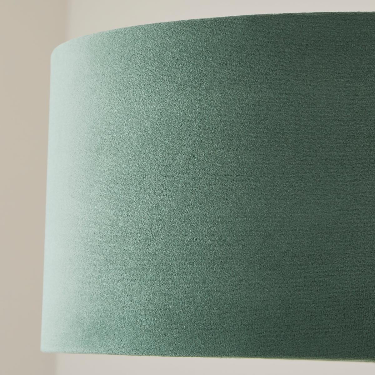Carmella Drum Velvet Easy Fit Lamp Shade Green – image 3