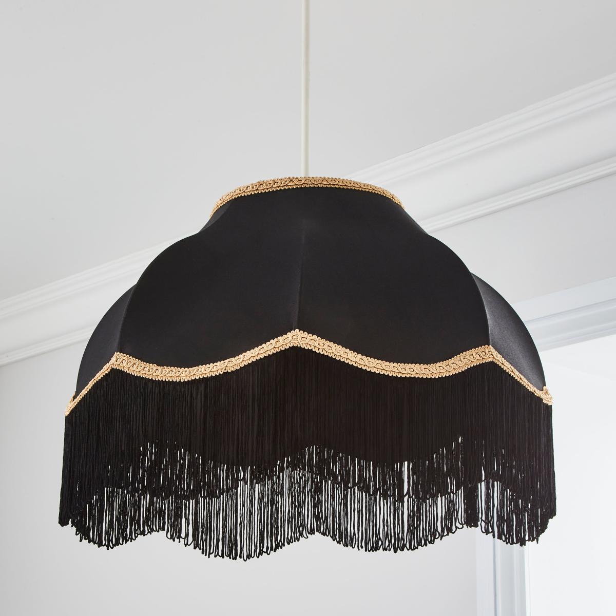Carmona Lamp Shade 45cm Black Black – image 2