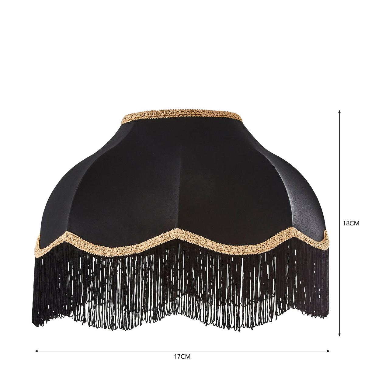 Carmona Lamp Shade 45cm Black Black – image 5
