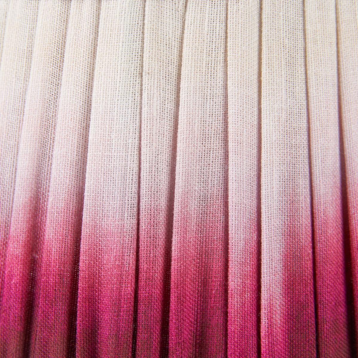 Scallop Ombre Soft Pleated Tapered Lamp Shade Red – image 5