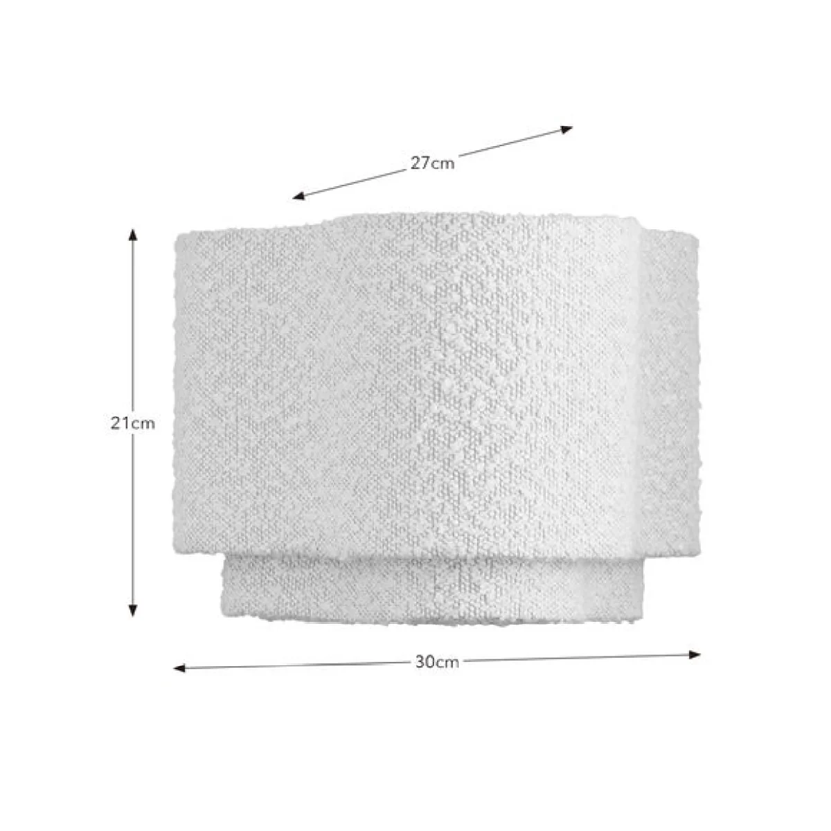 Boucle Puddle Easy Fit Lamp Shade – image 4