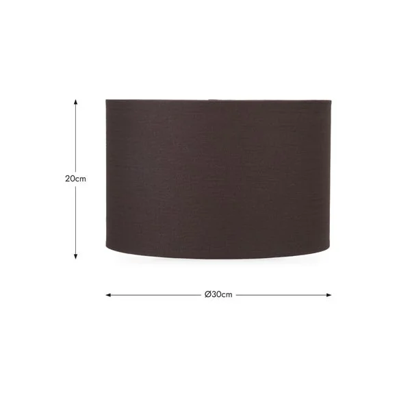 Pacific Lifestyle Lino Self Lined Linen Cylinder Lampshade – image 9
