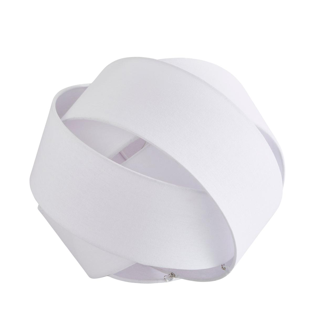 Elements Harley White Easy Fit Lamp Shade White – image 3