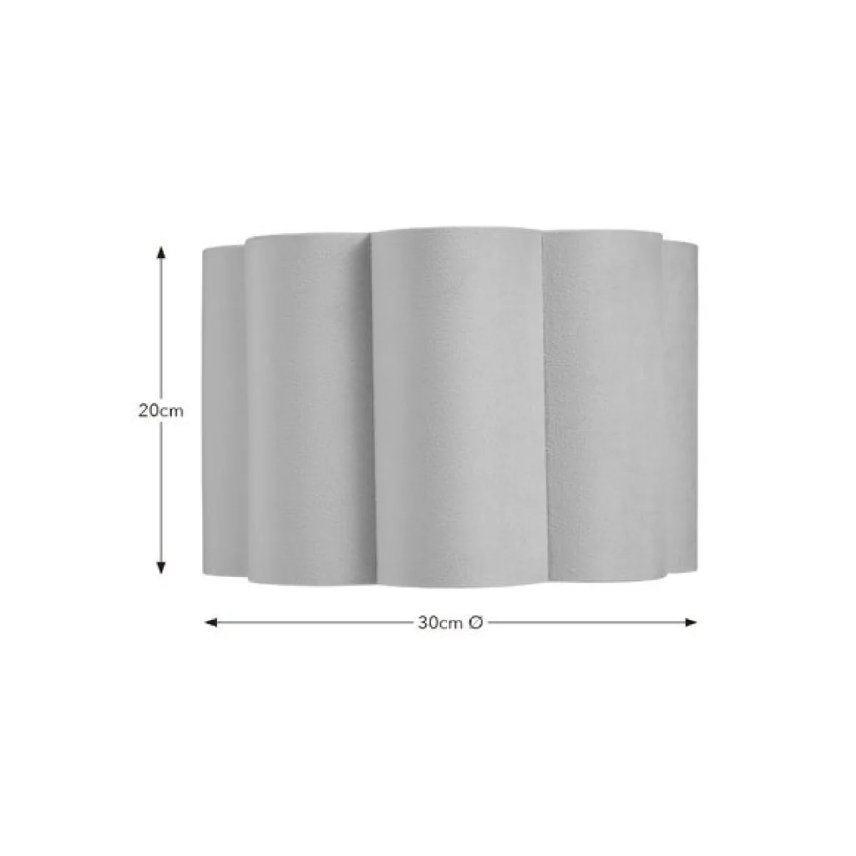 Alex Pleated Velvet Easy Fit Drum Lamp Shade – image 6