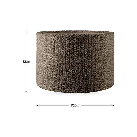 Pacific Lifestyle Rouen Boucle Cylinder Lampshade – image 10
