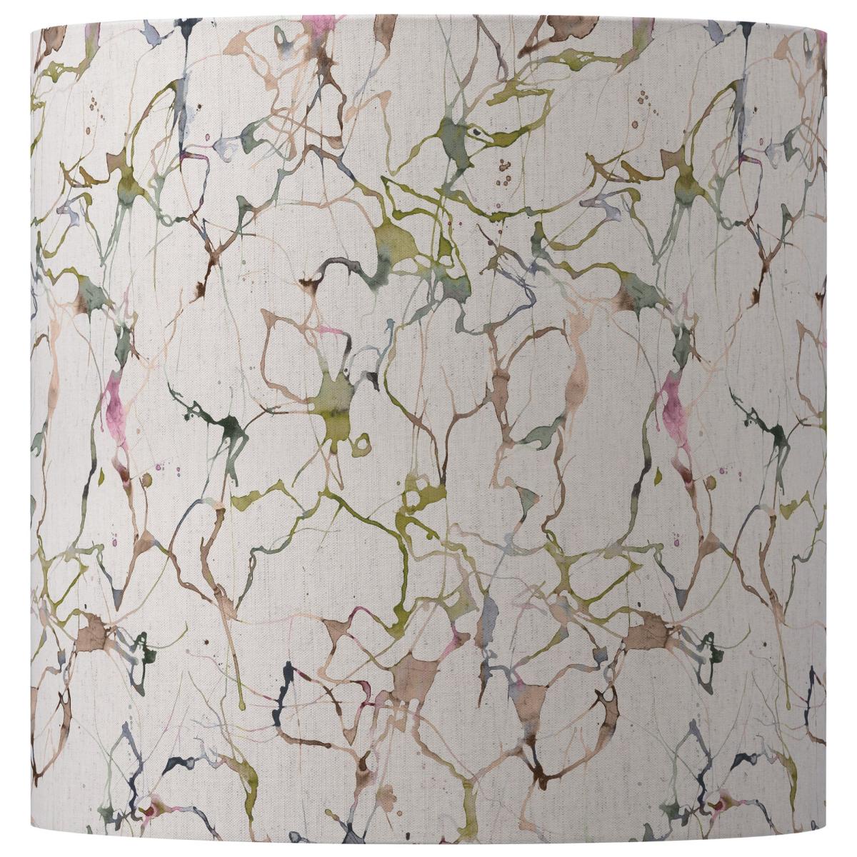 Carrara Cylinder Lamp Shade Carrara Meadow Green – image 2