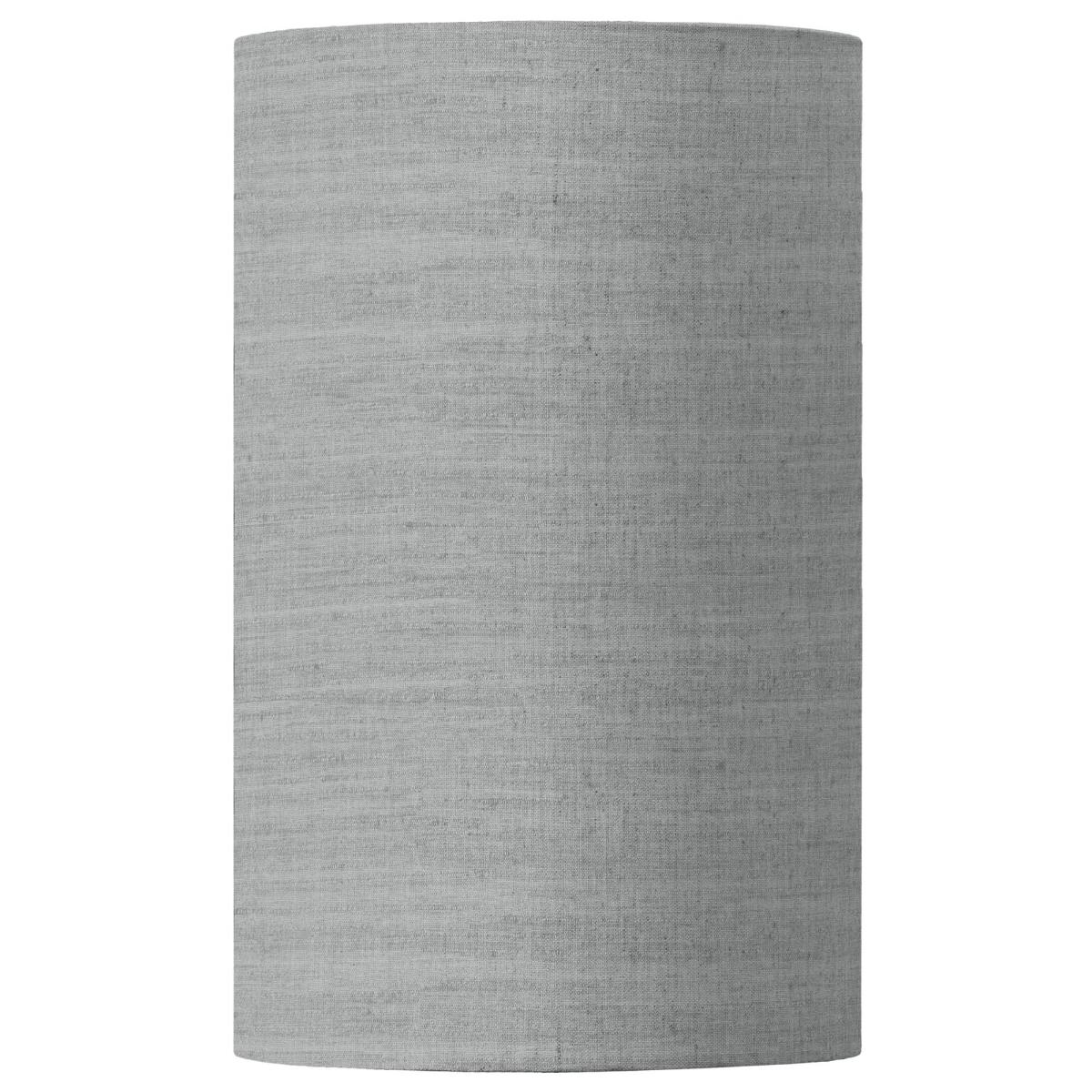 Textured Anna Cylinder Lamp Shade Textured Anna Pebble Grey – image 2