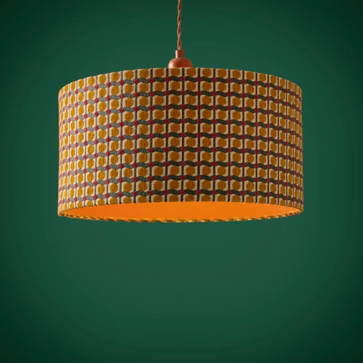 Yinka Ilori Sweet Flows Easy Fit Drum Lamp Shade – image 2