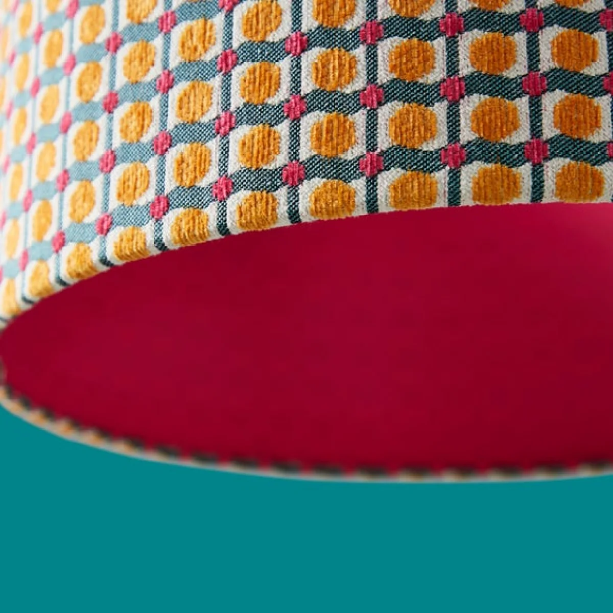 Yinka Ilori Sweet Flows Easy Fit Drum Lamp Shade – image 4