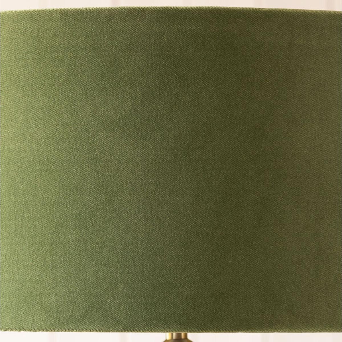 Graham and Green 10 inch Winter Moss Velvet Lamp Shade – image 3