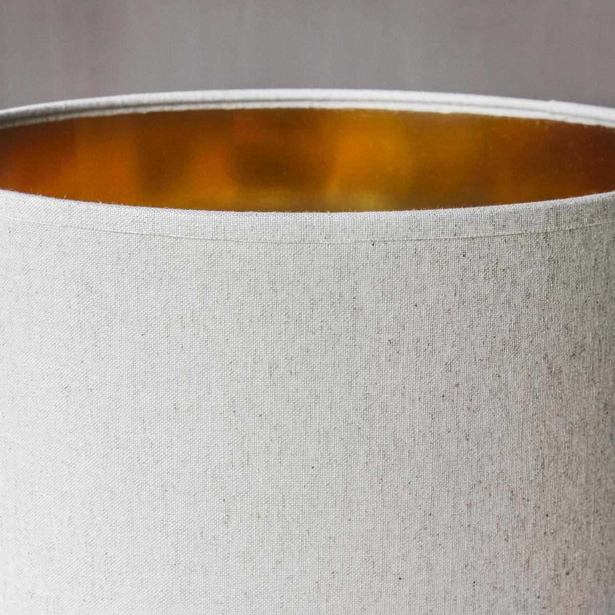 Linen and Gold Lamp Shade 18" – image 2