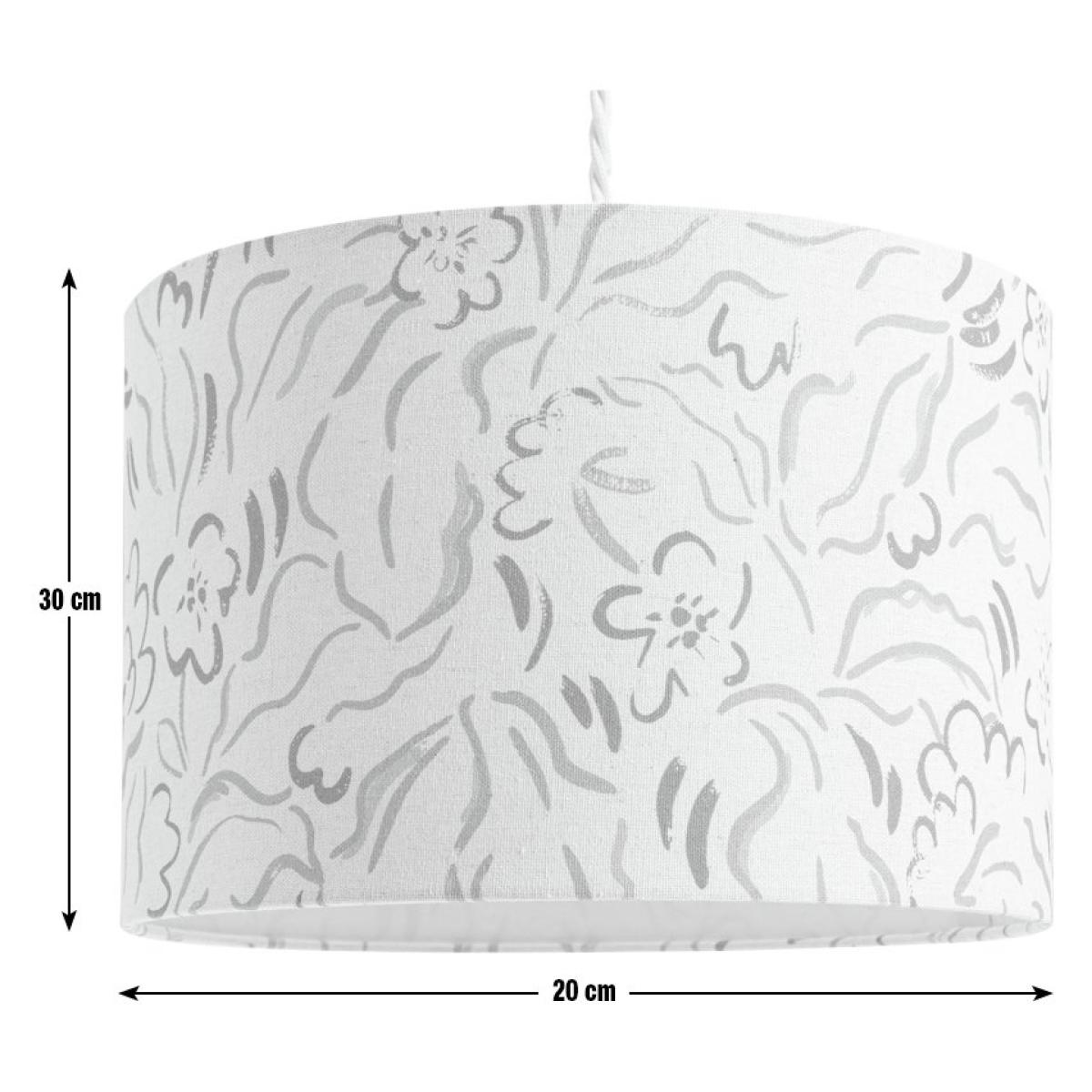 Habitat 30x20cm Floral Printed Drum Shade - Multicoloured – image 3