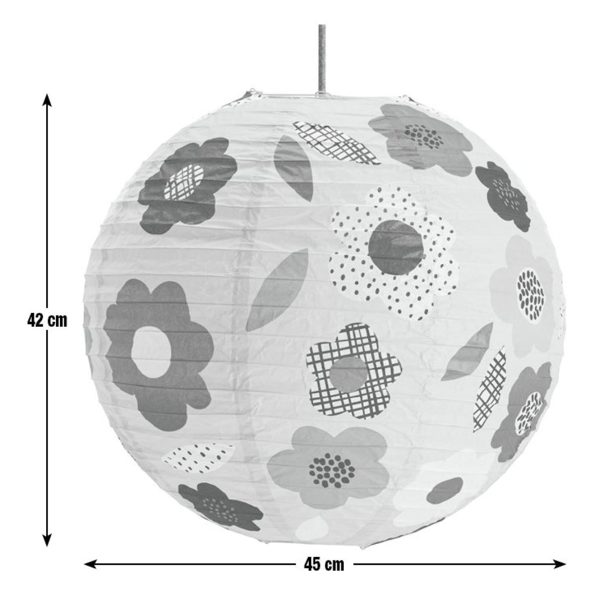 Habitat Kids Flower Print Paper Shade - Multicoloured – image 3