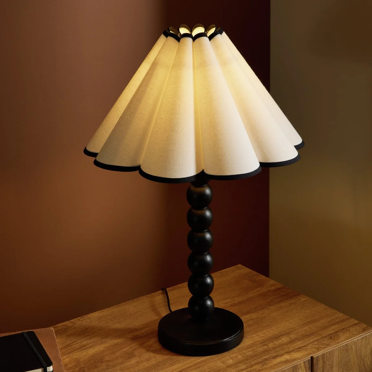 Habitat Ivory Petal Pleat Easy Fit Lampshade - 40cm – image 2
