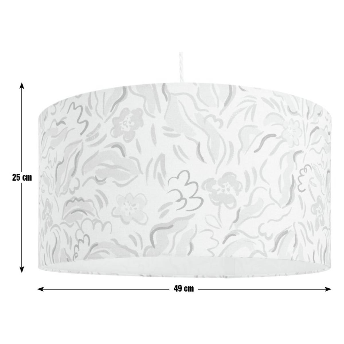 Habitat 25x49cm Floral Printed Drum Shade - Multicoloured – image 3