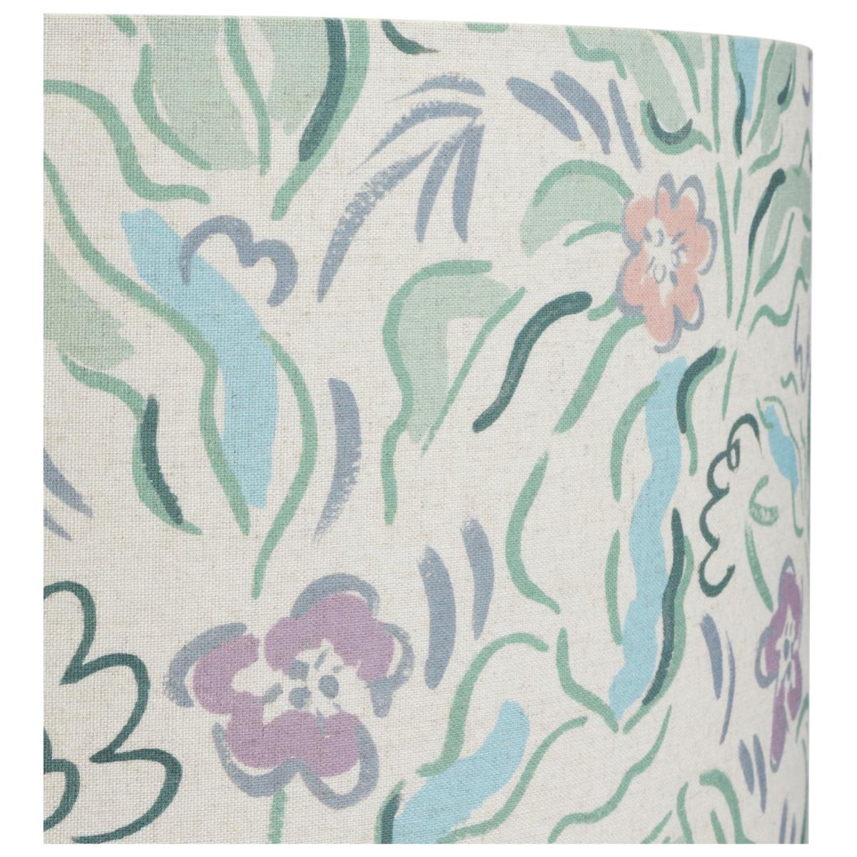 Habitat 25x49cm Floral Printed Drum Shade - Multicoloured – image 5