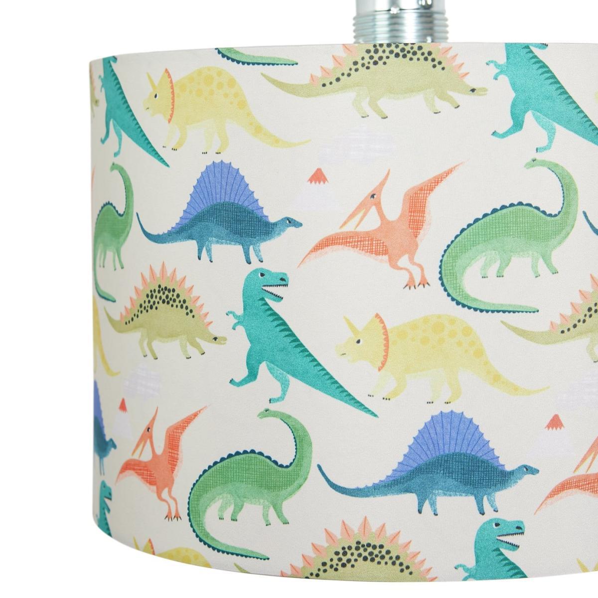 Habitat Kids Dino Print 25cm Drum Shade - Multicolour – image 4