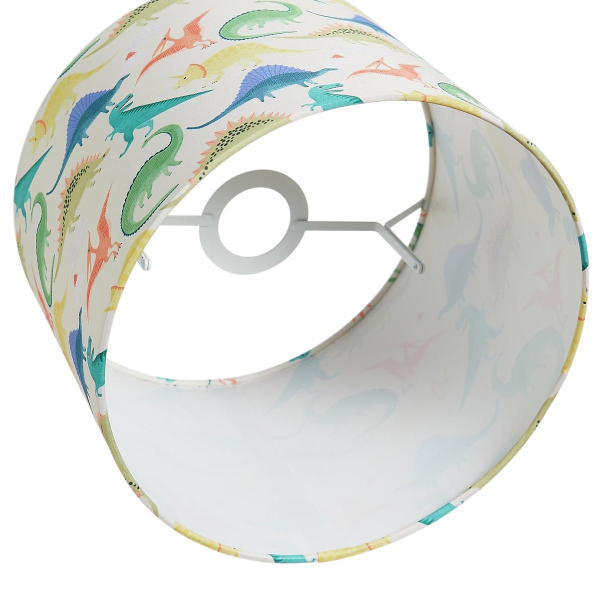 Habitat Kids Dino Print 25cm Drum Shade - Multicolour – image 5