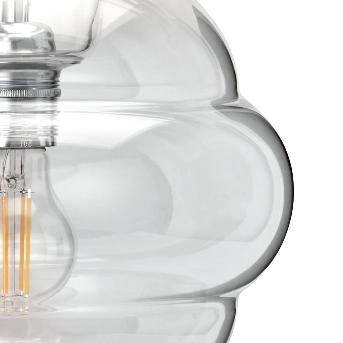 Habitat Clear Glass Honeycomb Easy Fit Lampshade - 25cm – image 4
