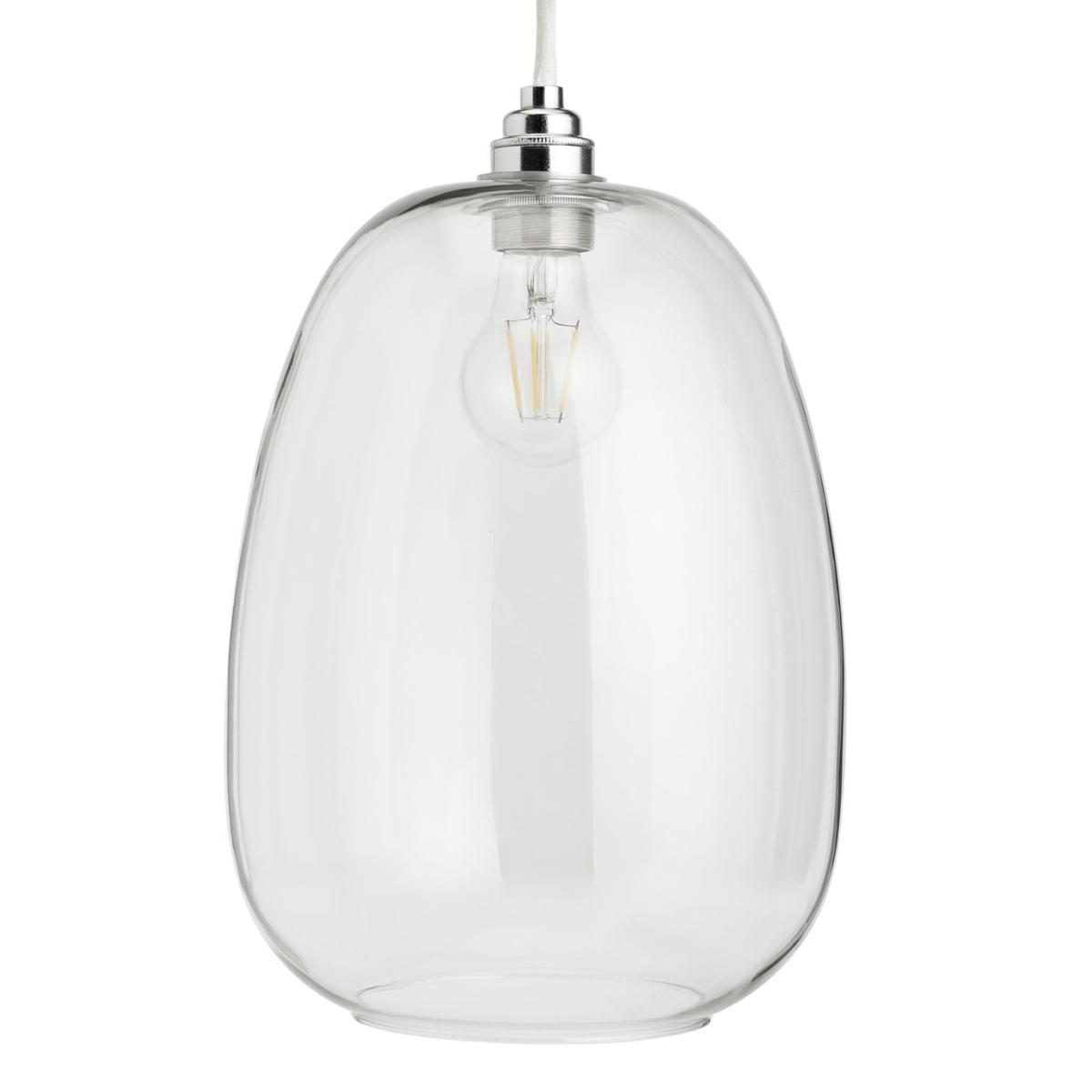 Habitat Glass Clear Easy Fit Drop Lampshade - 29cm – image 4