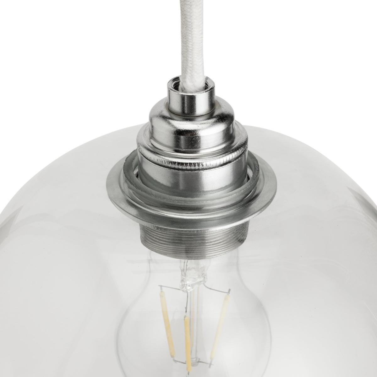 Habitat Glass Clear Easy Fit Drop Lampshade - 29cm – image 5