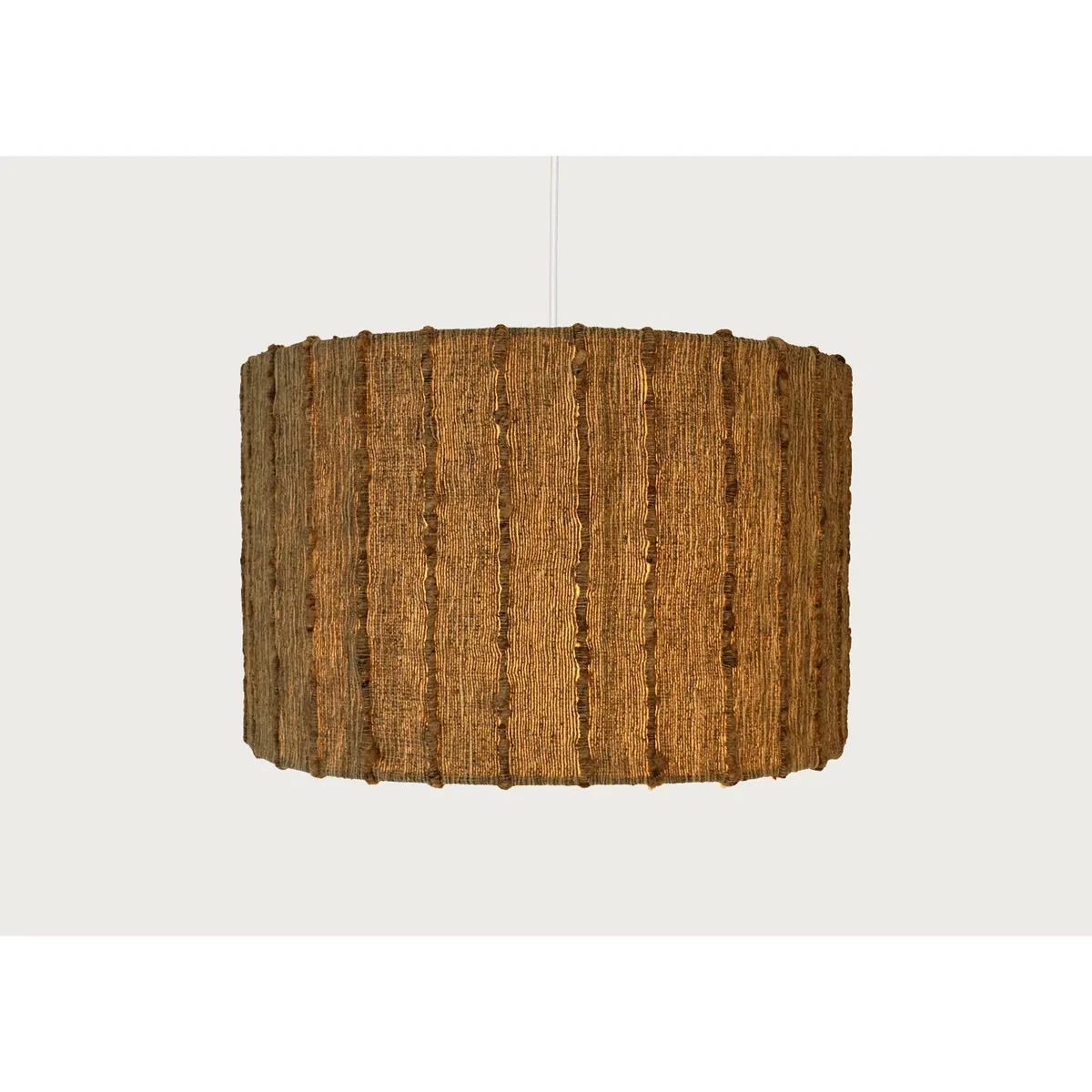 Heal's Tussah Slub Silk Lampshade Natural – image 3