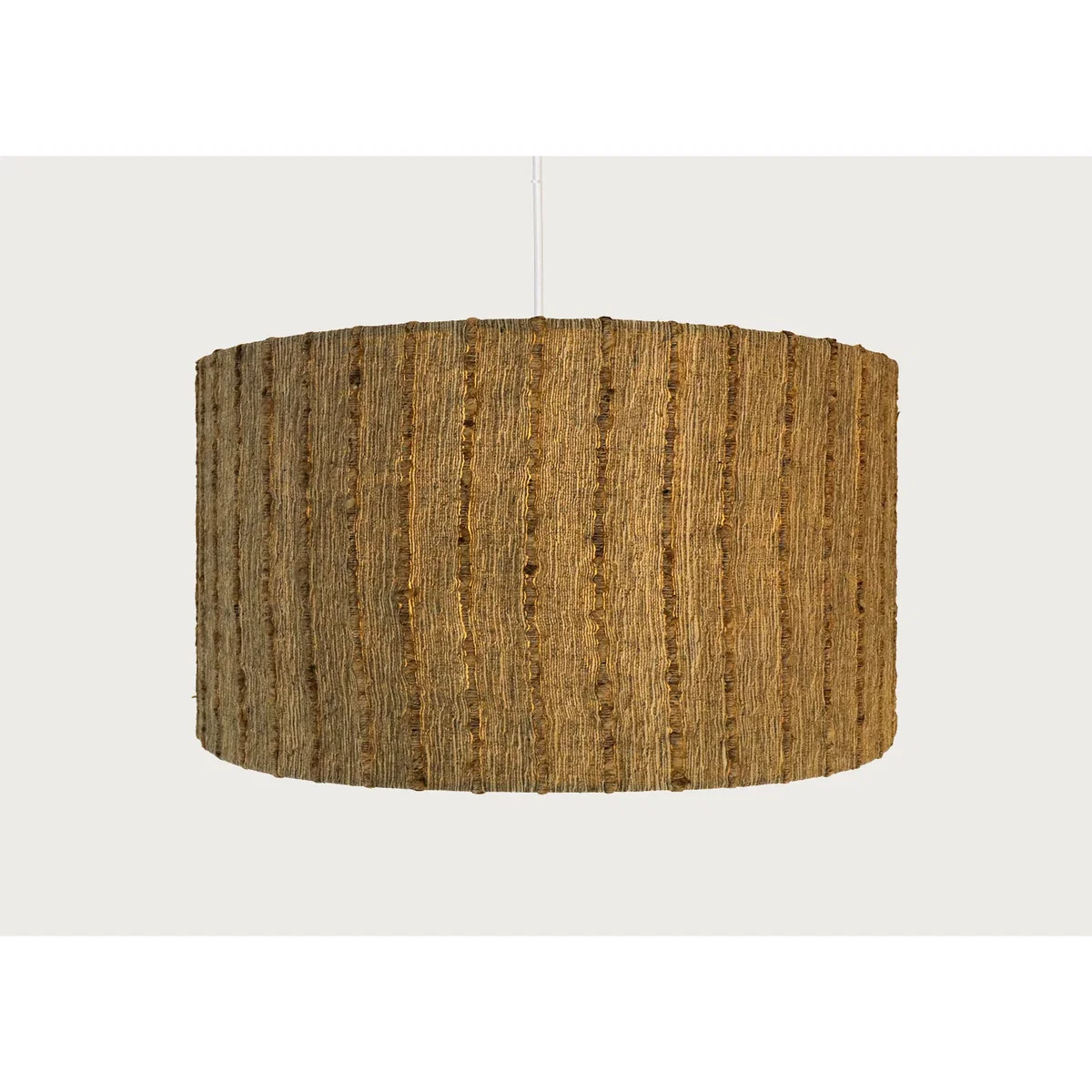 Heal's Tussah Slub Silk Lampshade Natural – image 5
