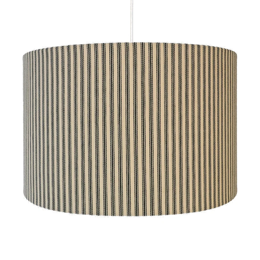 Heal's Ticking Stripe Lampshade Thin Natural/Black – image 1