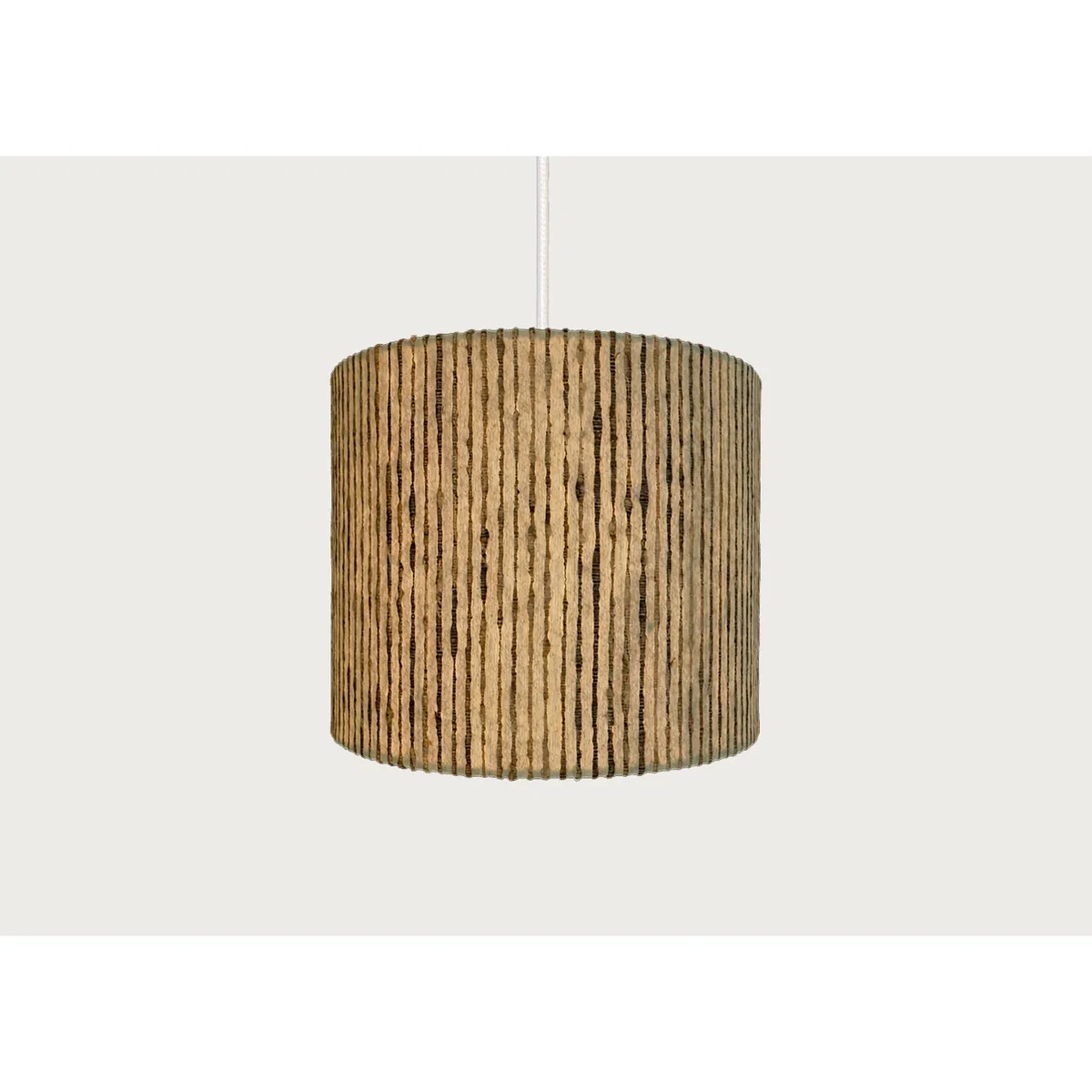 Heal's Wild Silk Striped Lampshade Pale Blue – image 2