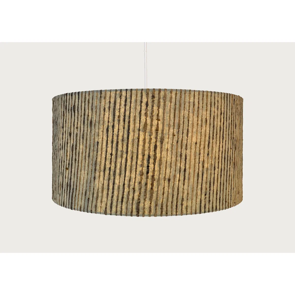 Heal's Wild Silk Striped Lampshade Pale Blue – image 4