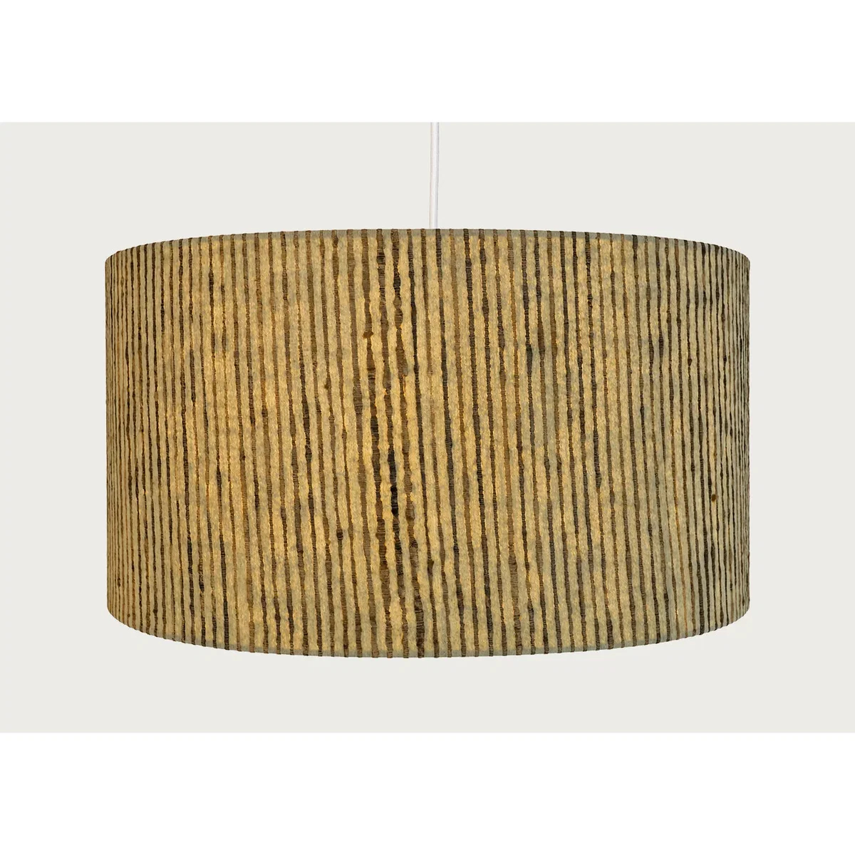 Heal's Wild Silk Striped Lampshade Pale Blue – image 5