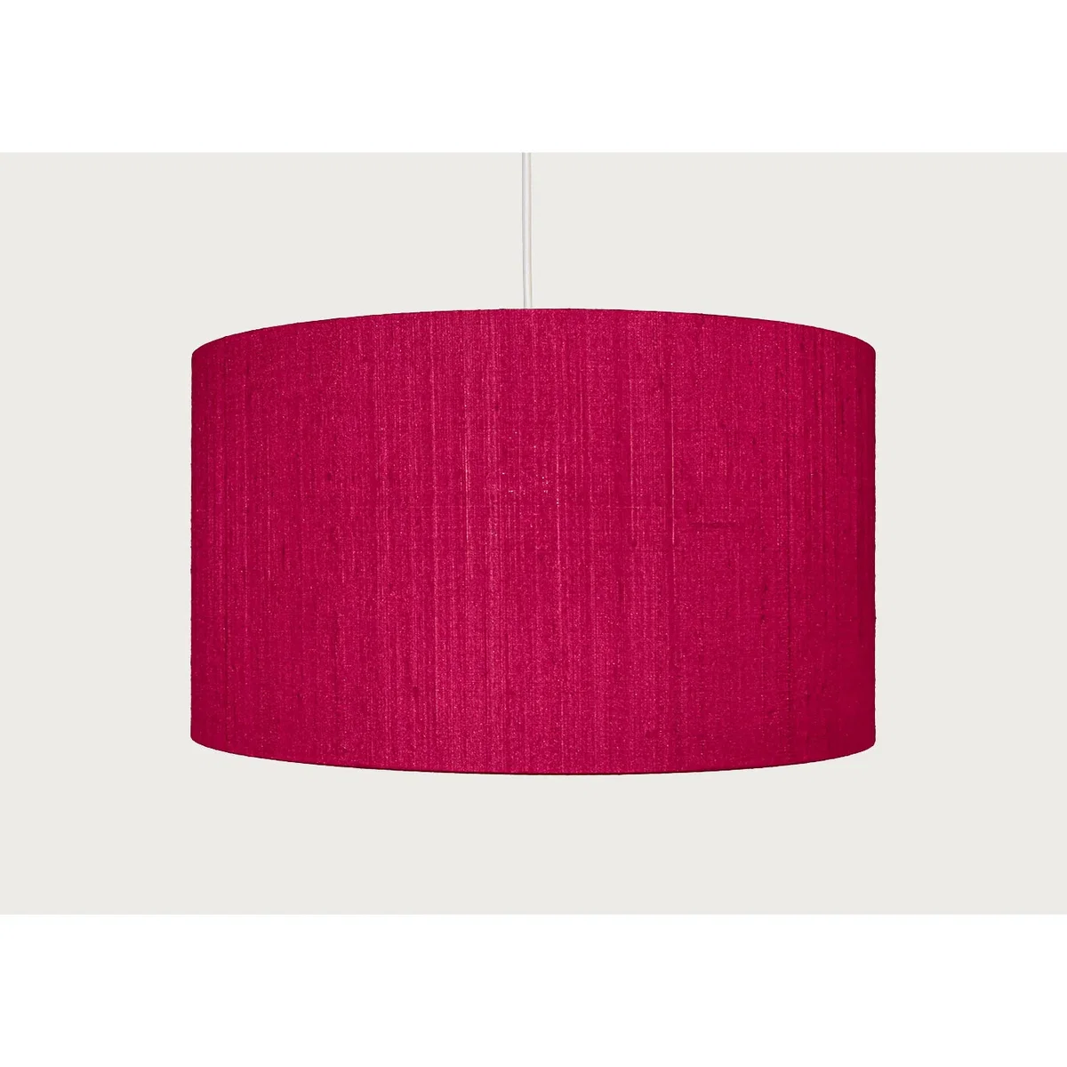 Heal's Dupion Silk Lampshade Fuchsia – image 3