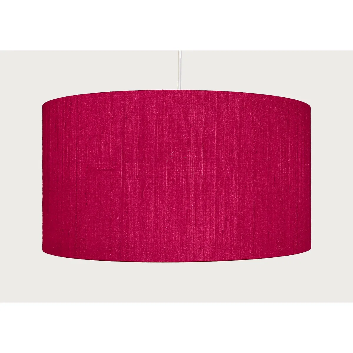 Heal's Dupion Silk Lampshade Fuchsia – image 4