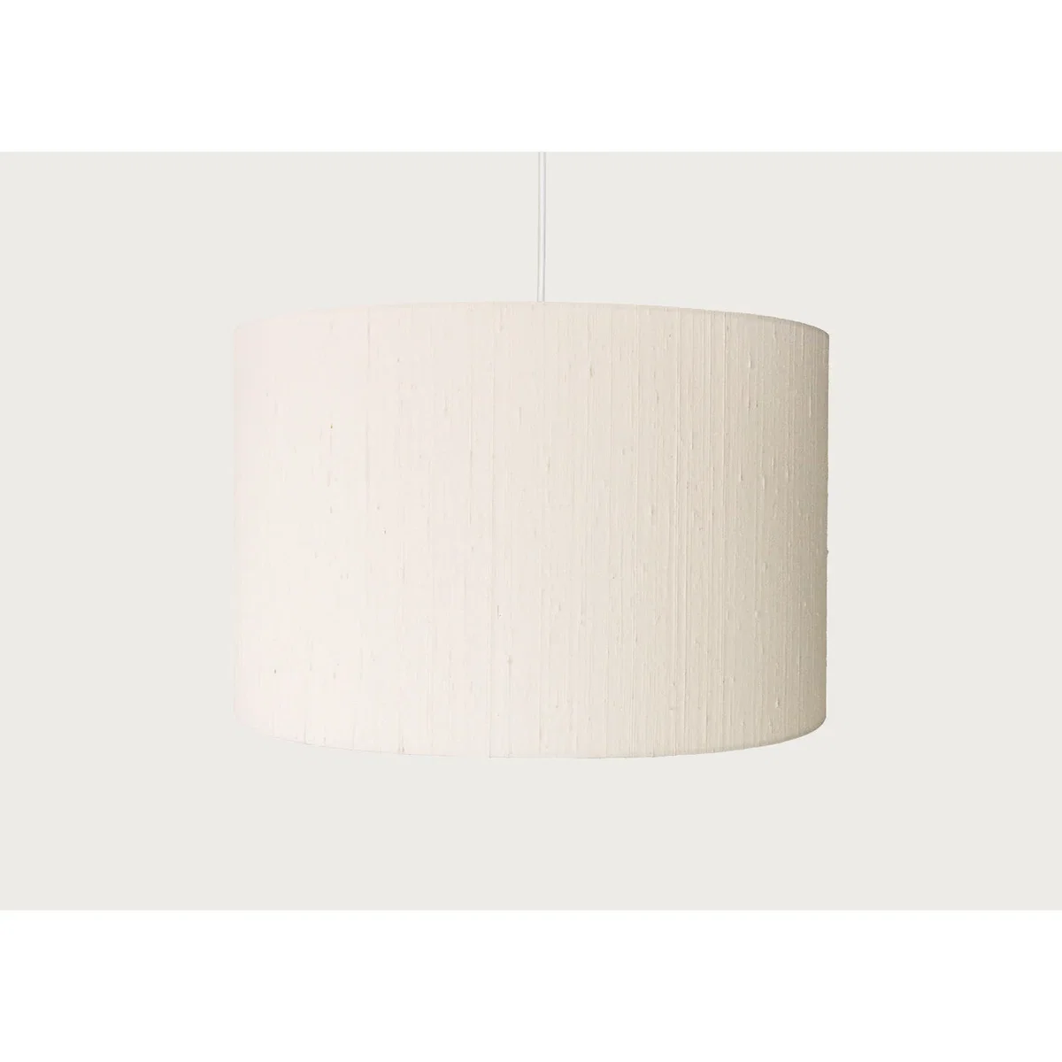 Heal's Dupion Silk Lampshade Ivory – image 3