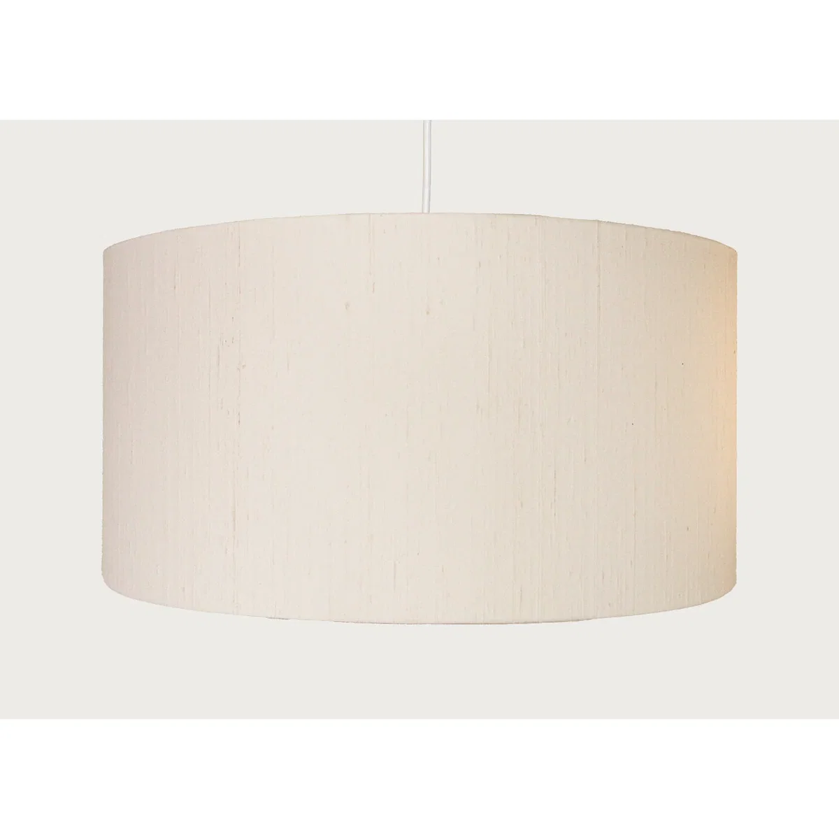 Heal's Dupion Silk Lampshade Ivory – image 4
