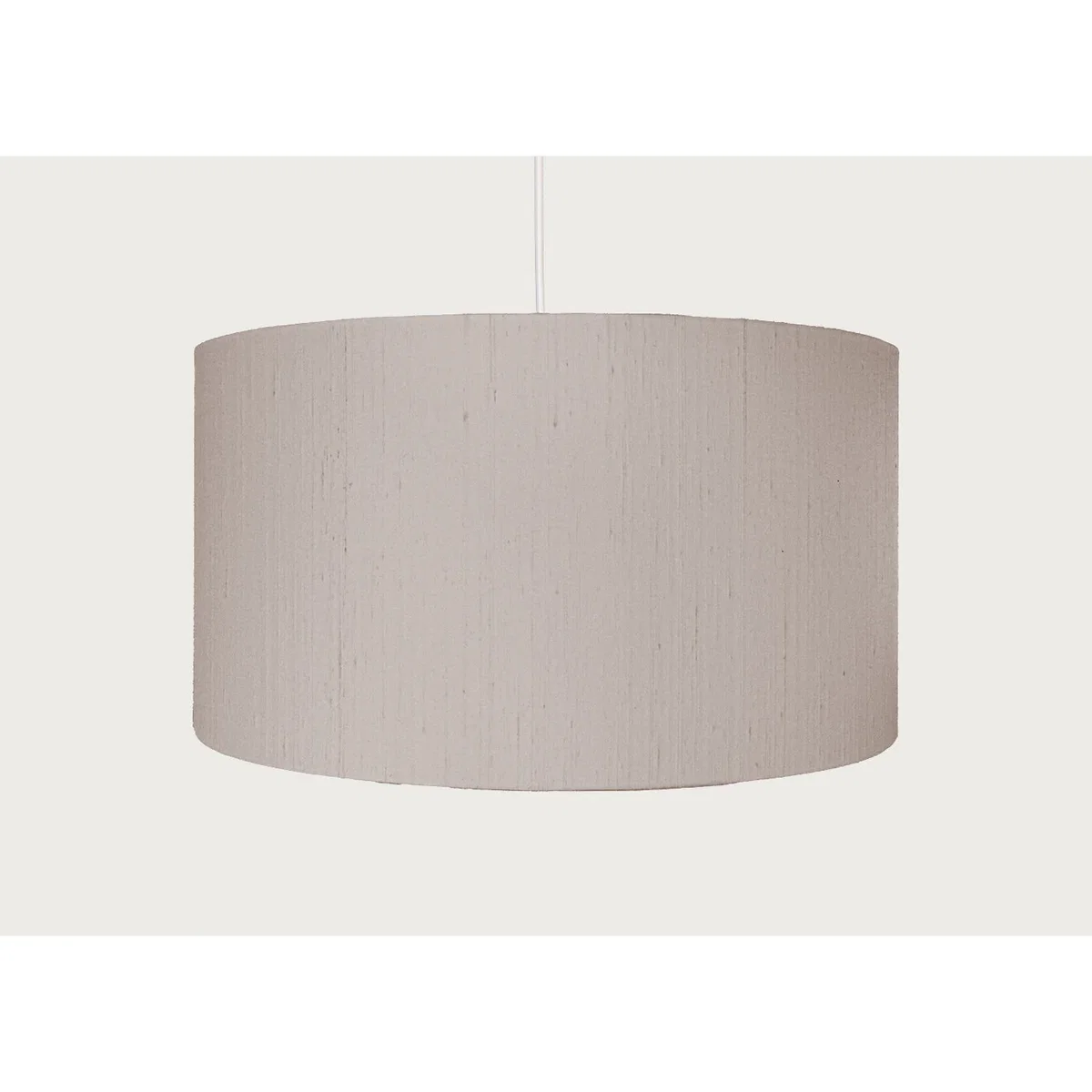 Heal's Dupion Silk Lampshade Smoke – image 3