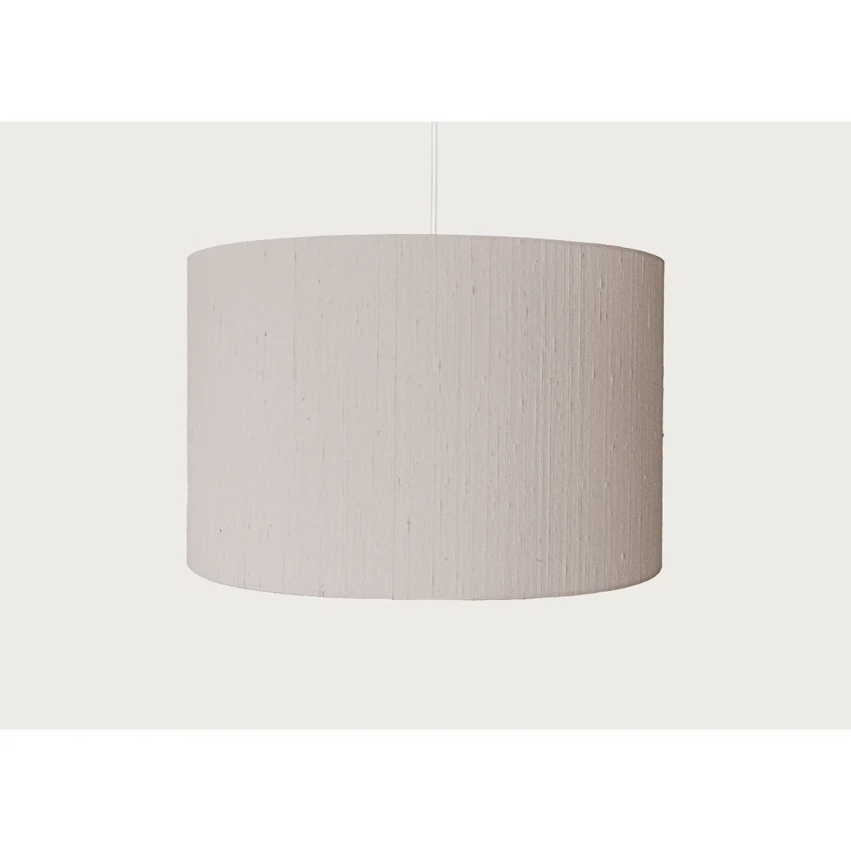 Heal's Dupion Silk Lampshade Smoke – image 4