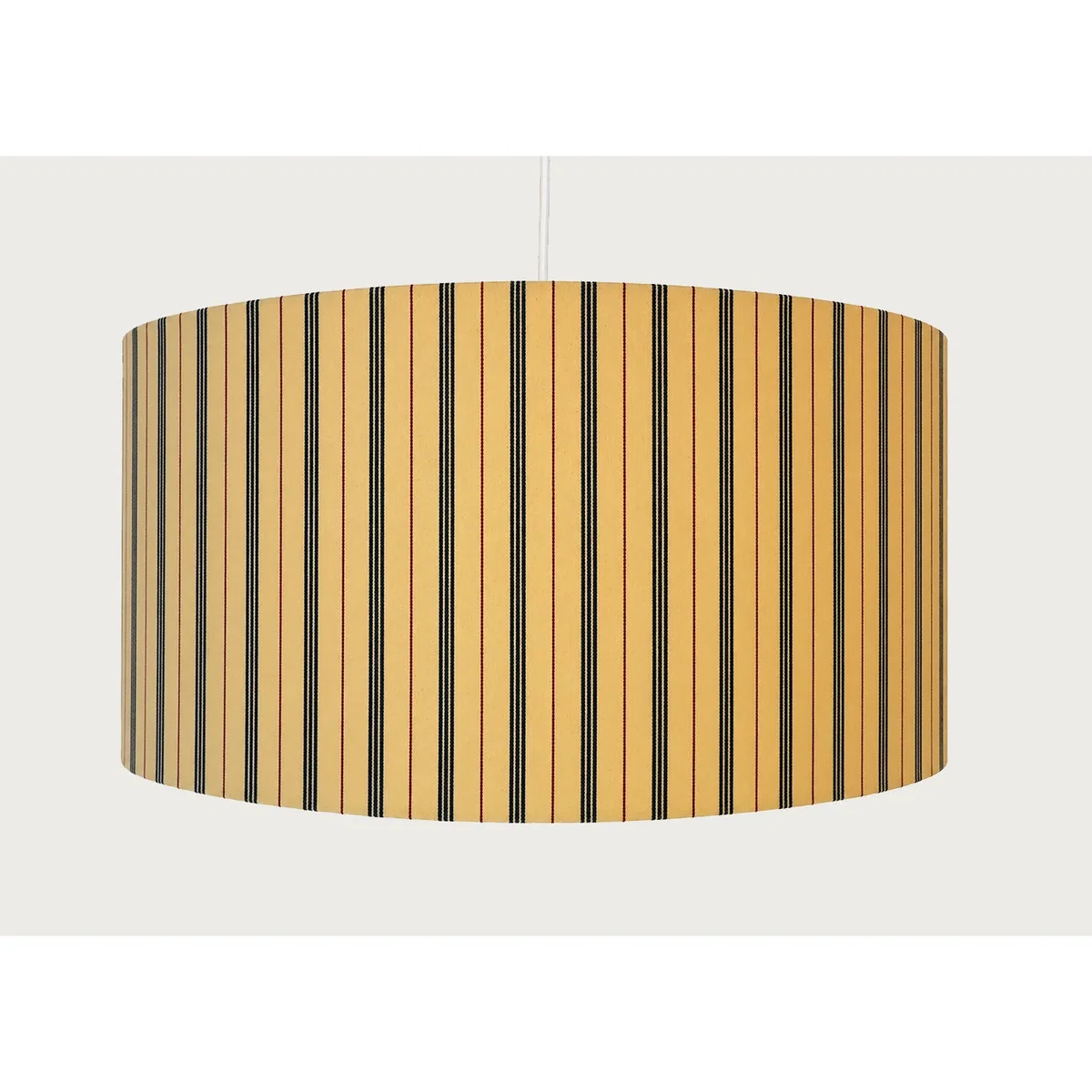 Heal's Ticking Stripe Lampshade Wide Red/Blue – image 4