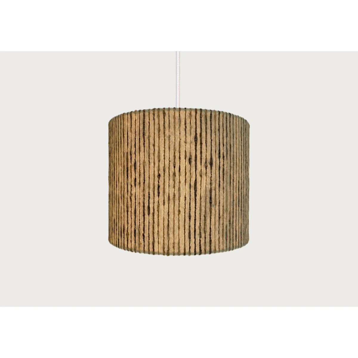 Heal's Wild Silk Striped Lampshade Pale Blue – image 2