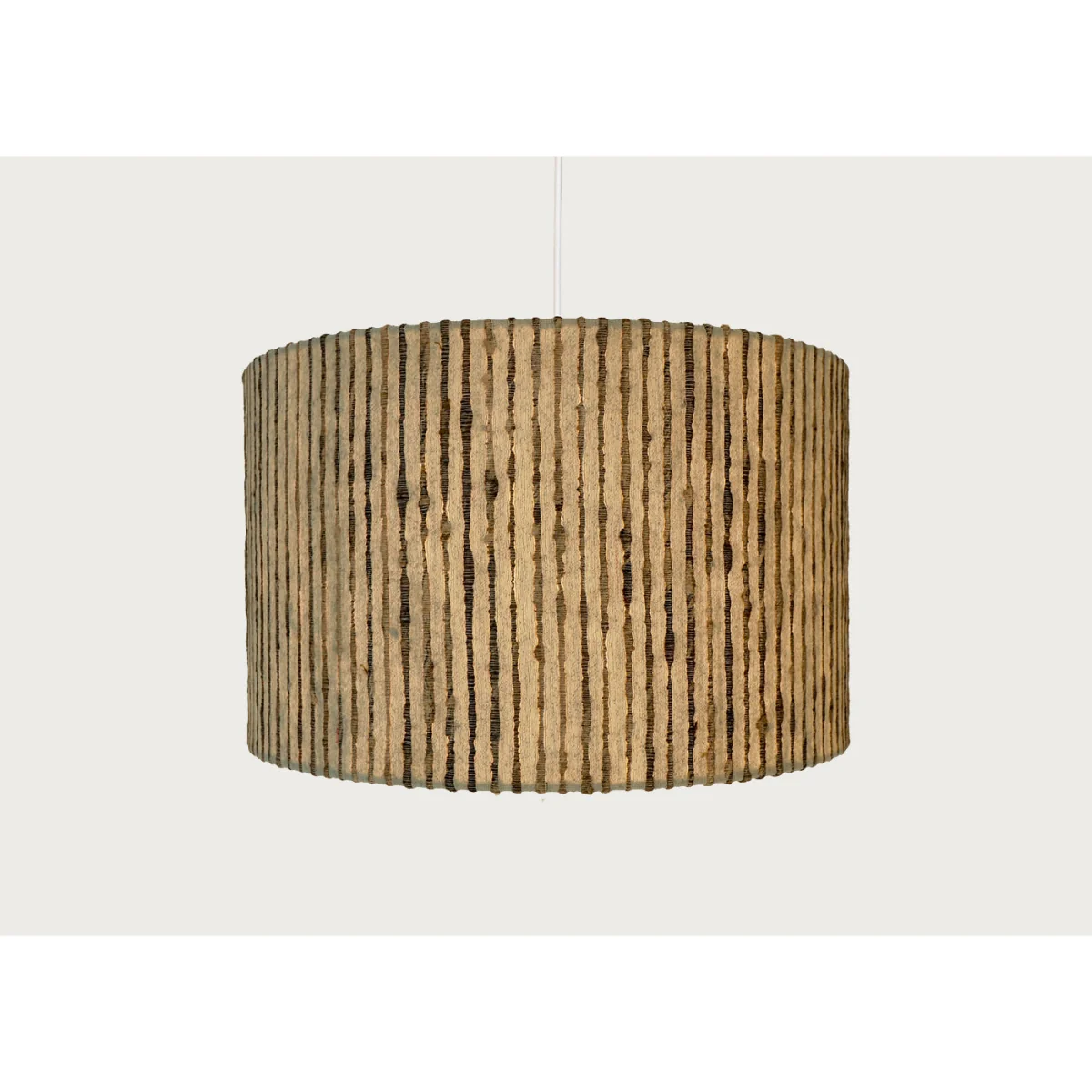 Heal's Wild Silk Striped Lampshade Pale Blue – image 4