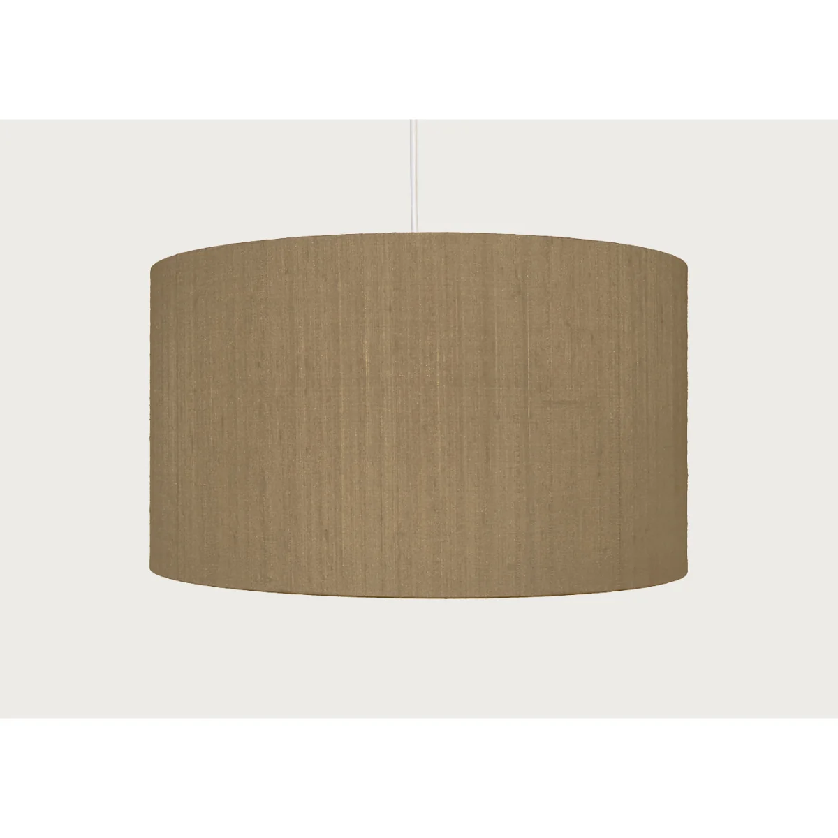 Heal's Dupion Silk Lampshade Almond – image 2