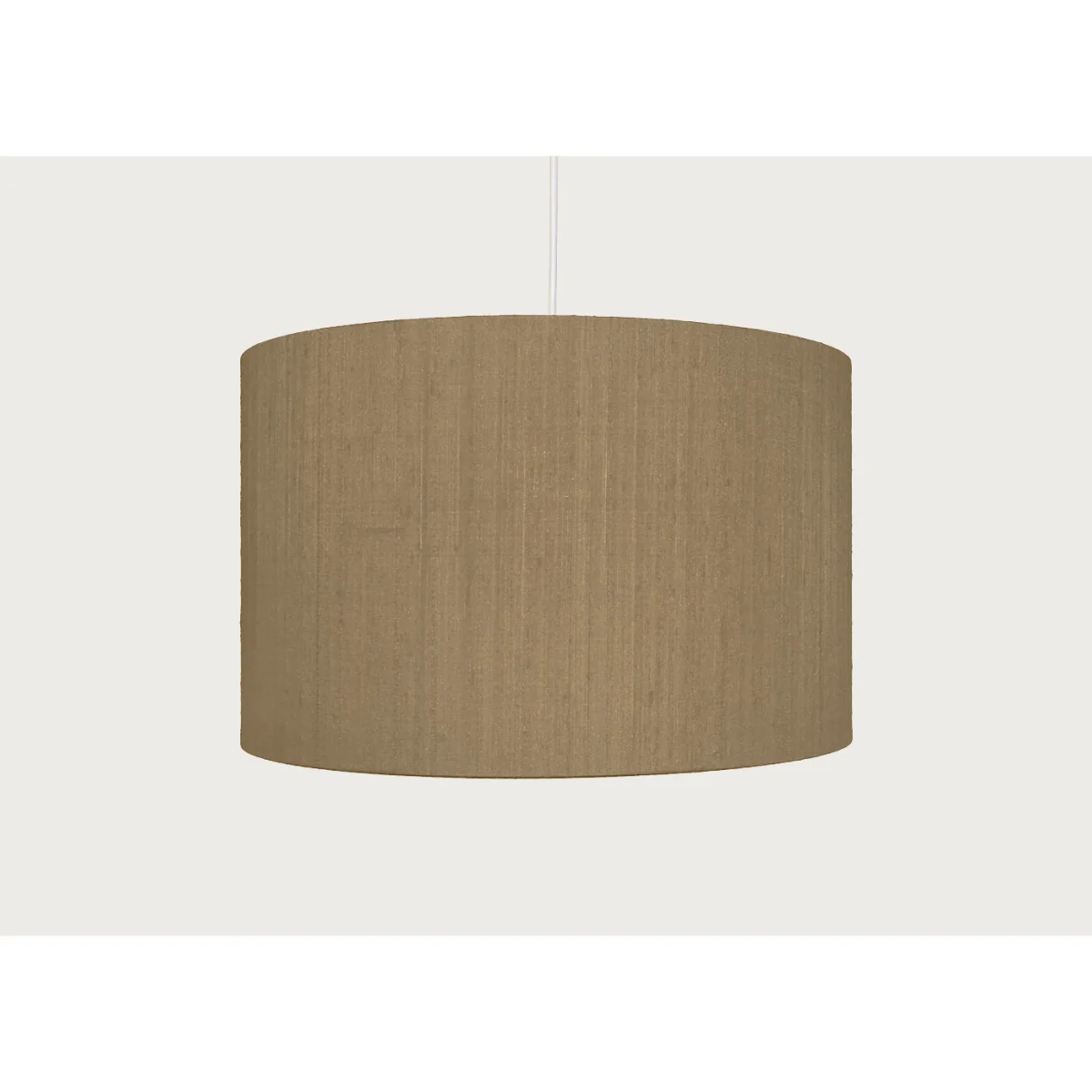 Heal's Dupion Silk Lampshade Almond – image 3