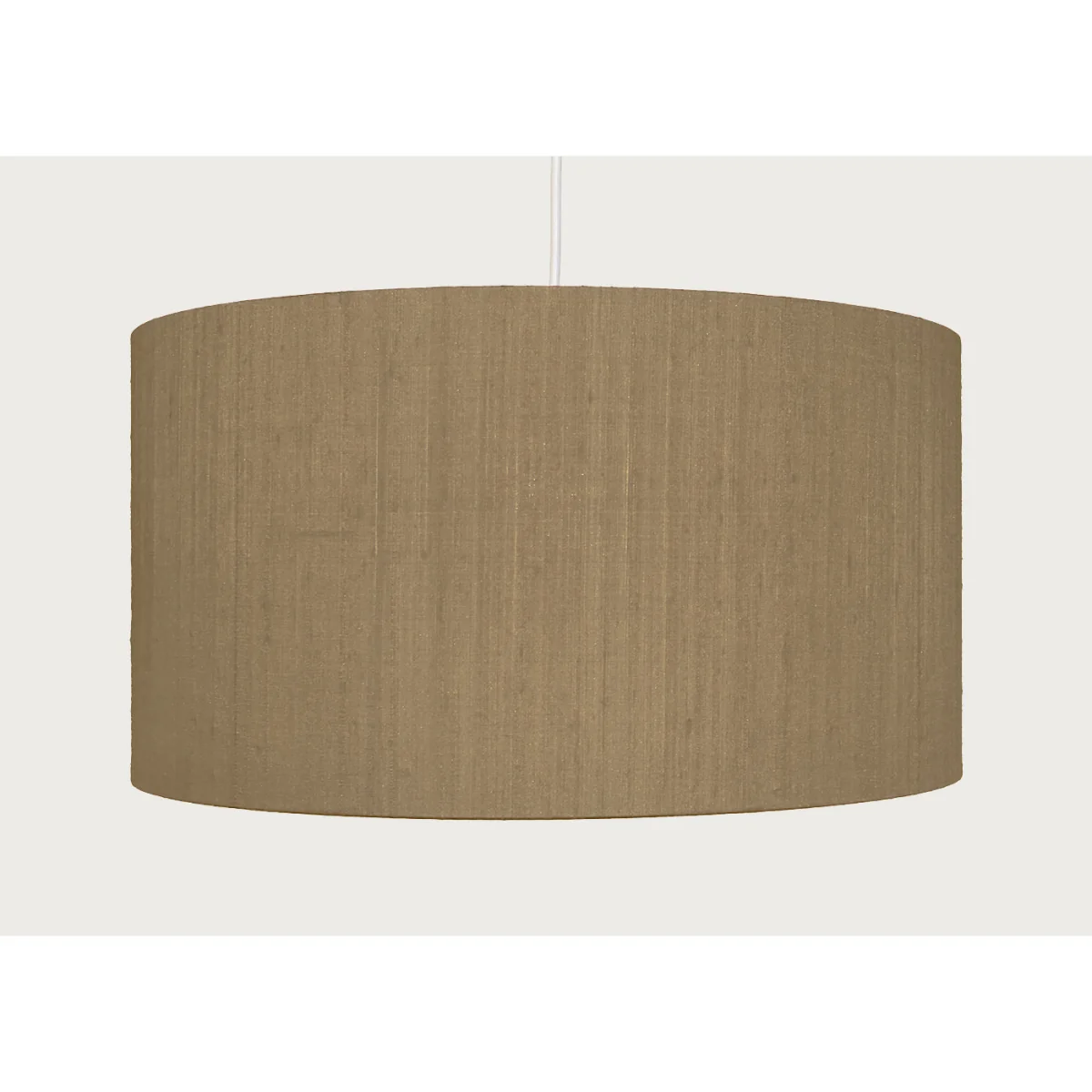 Heal's Dupion Silk Lampshade Almond – image 4